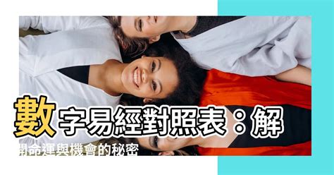 數字磁場表|數字易經揭密版，一分鐘快速識人術